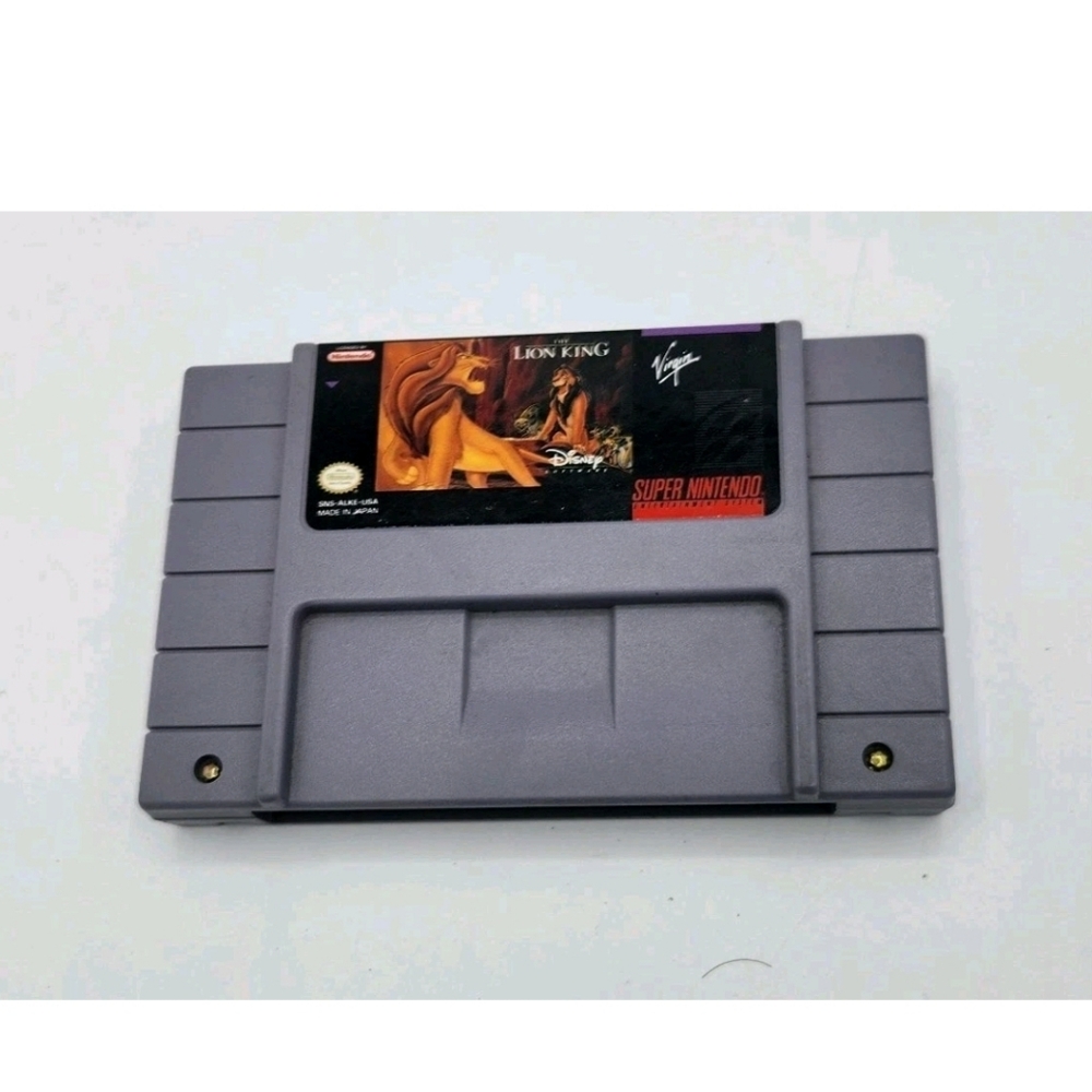 The Lion King Super Nintendo SNES Authentic Game Cartridge